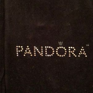 Pandora limited edition black velvet hoodie
